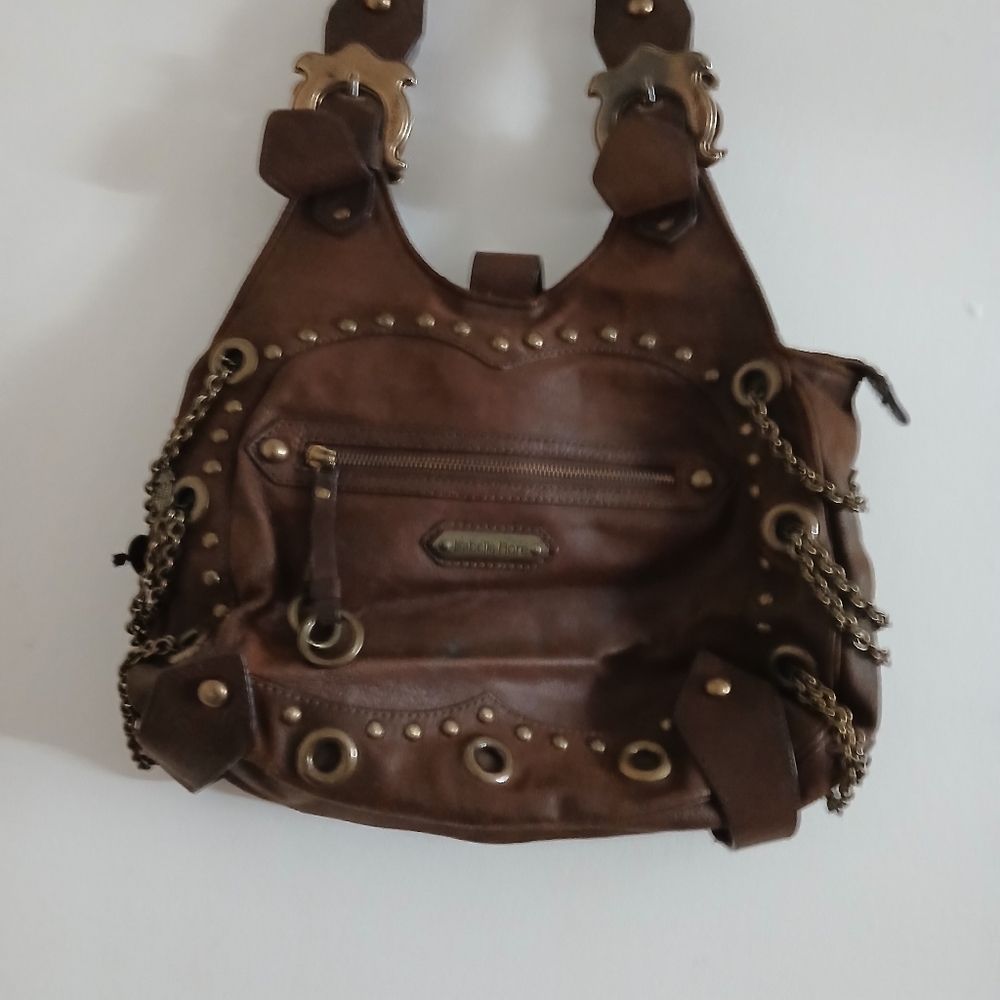 Isabella flore Vintage leather shoulder bag